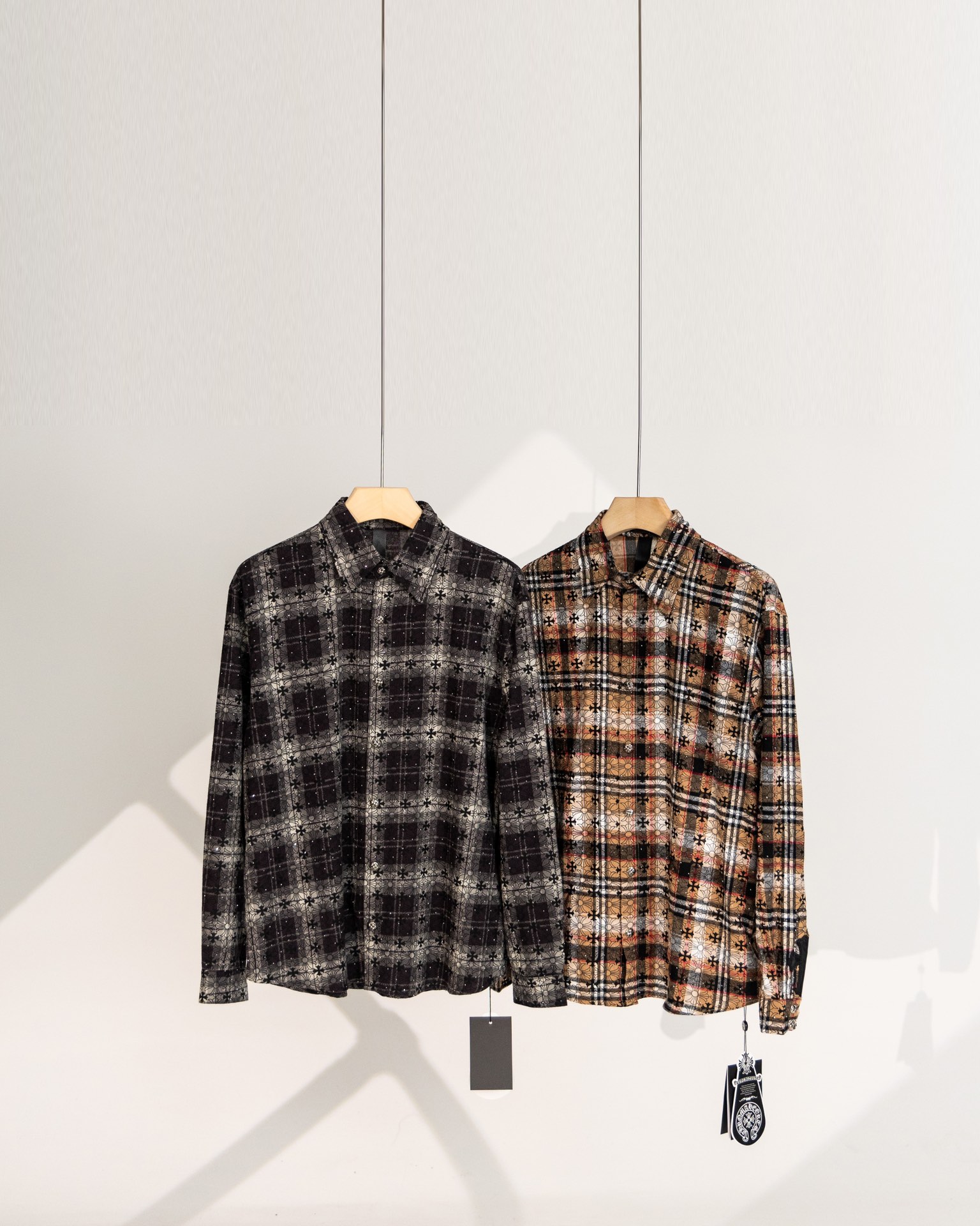 Luxurious Crome Hearts Puffer Jacket Collection: High-End Style for Fall/Winter Fashion - 图片 1