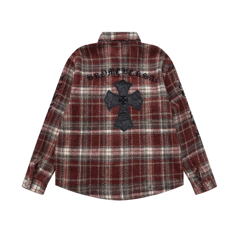 Chrome Hearts Crots 22s: Premium French Velvet Shirt with Silver Accents - 图片 3