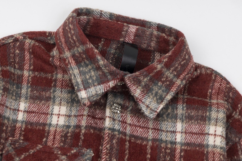 Chrome Hearts Crots 22s: Premium French Velvet Shirt with Silver Accents - 图片 6