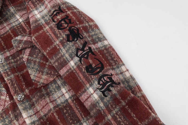 Chrome Hearts Crots 22s: Premium French Velvet Shirt with Silver Accents - 图片 7