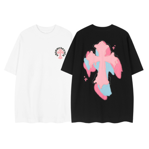 Choice Hearts Cross Graphic Print Short Sleeve T-Shirt - Premium Cotton 1 Choice Hearts Cross Graphic Print Short Sleeve T-Shirt - Premium Cotton