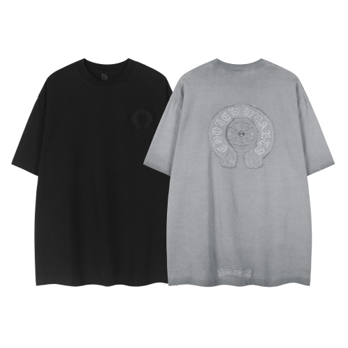 ChoiceHearts Distressed Horseshoe Graphic Print Short Sleeve T-Shirt 1 ChoiceHearts Distressed Horseshoe Graphic Print Short Sleeve T-Shirt