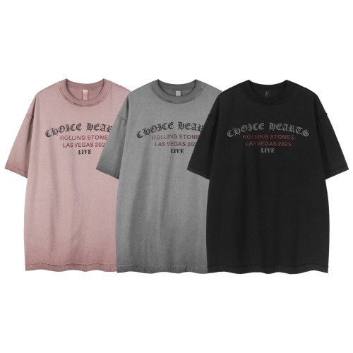Choice Hearts Rolling Stone Las Vegas 2025 Live Print T-Shirt 1 Choice Hearts Rolling Stone Las Vegas 2025 Live Print T-Shirt