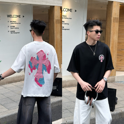 Choice Hearts Cross Graphic Tee - Premium Cotton, Street Style T-Shirt 1 Choice Hearts Cross Graphic Tee - Premium Cotton, Street Style T-Shirt