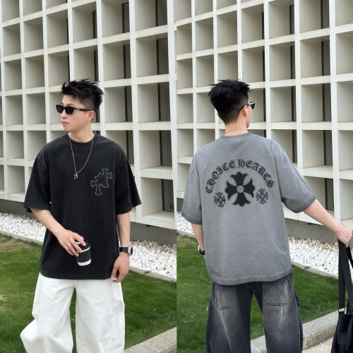 Choice Hearts 2025 Vintage Washed Graphic Print Short Sleeve T-Shirt