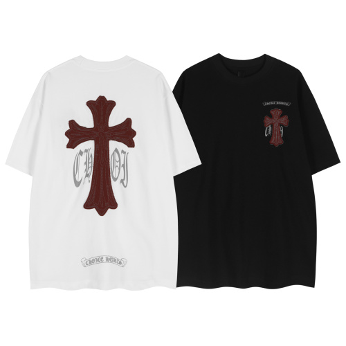 Choice Hearts Patchwork Embroidery Short Sleeve T-Shirt - Premium Cotton 1 Choice Hearts Patchwork Embroidery Short Sleeve T-Shirt - Premium Cotton
