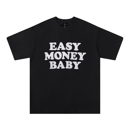 Amiri 'Easy Money Baby' Print Crewneck T-Shirt Unisex Streetwear Short Sleeve 37 Amiri 'Easy Money Baby' Print Crewneck T-Shirt Unisex Streetwear Short Sleeve