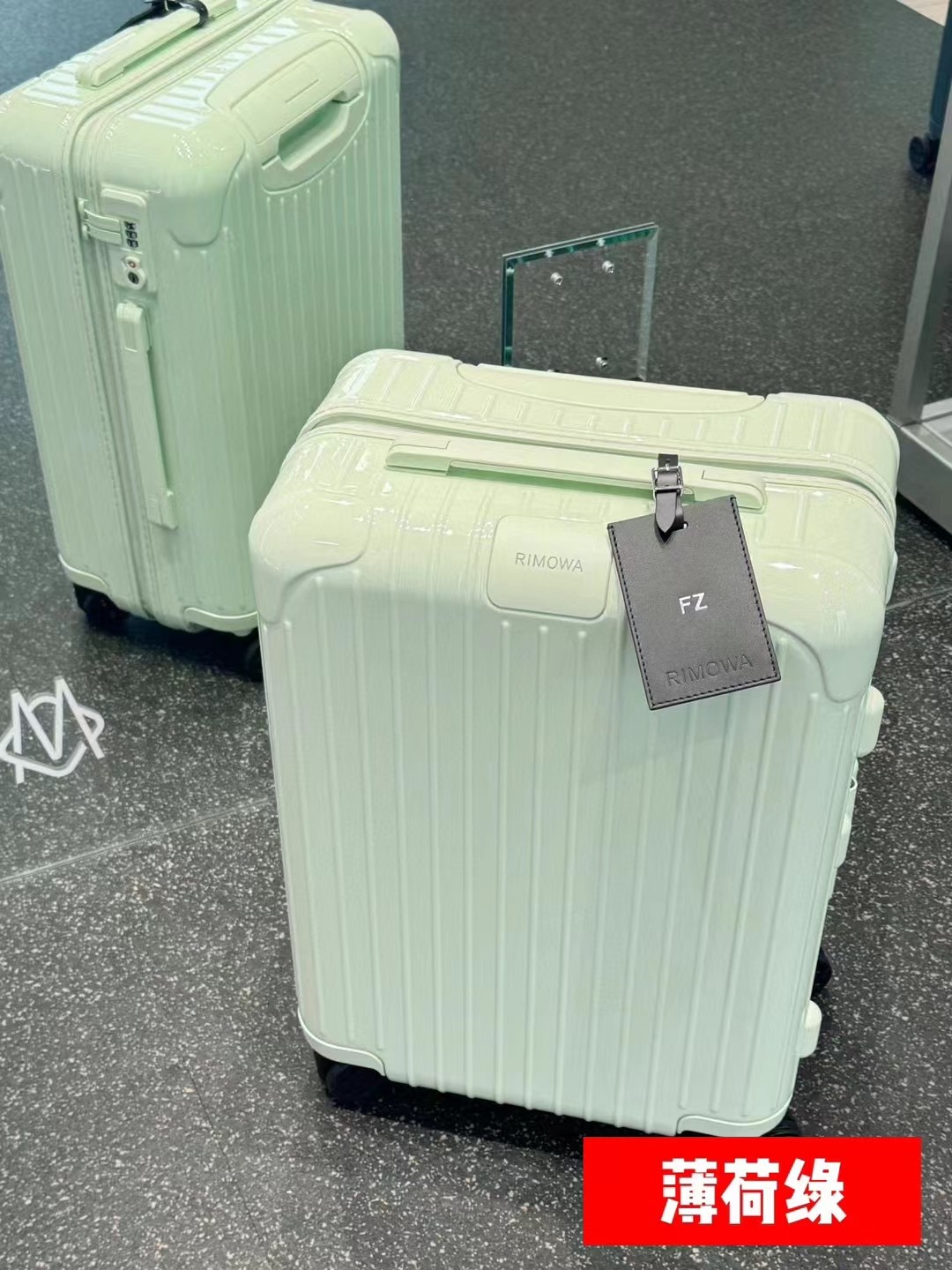 Rimowa Essential Koffer - Lichtgewicht Polycarbonaat Reispartner in Mintgroen
