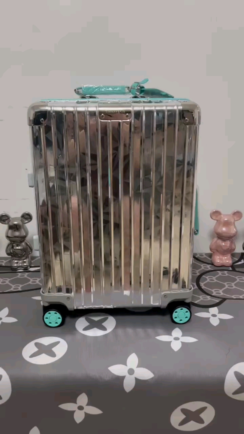 Valise Cabine 21 Pouces Style Tiffany&Co. - Voyagez avec Élégance