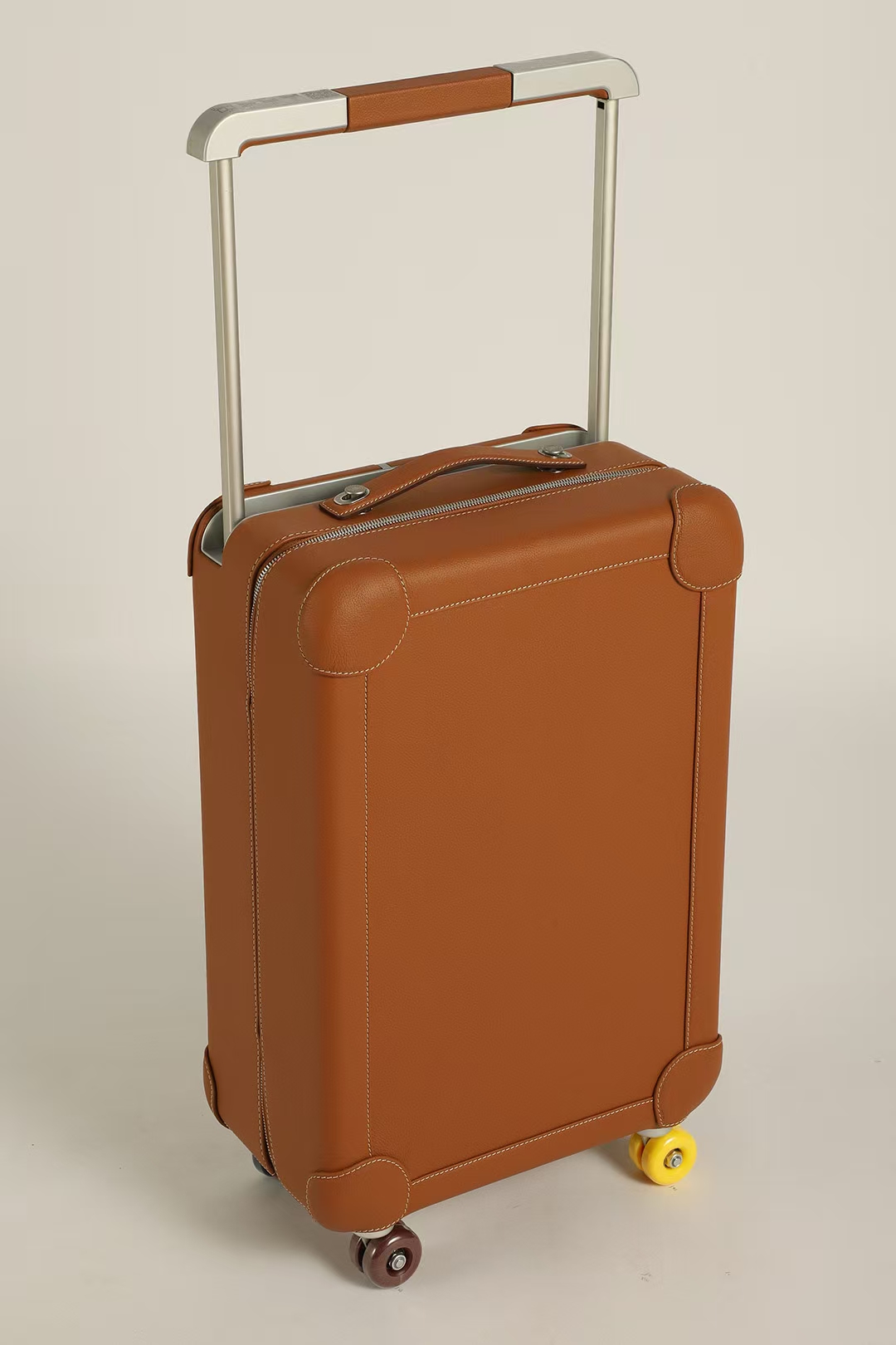 Hermès R.M.S. Cabin Trolley: Leather Trim, Spinner Wheels, and Adjustable Handle 5 a1748749438881 3701