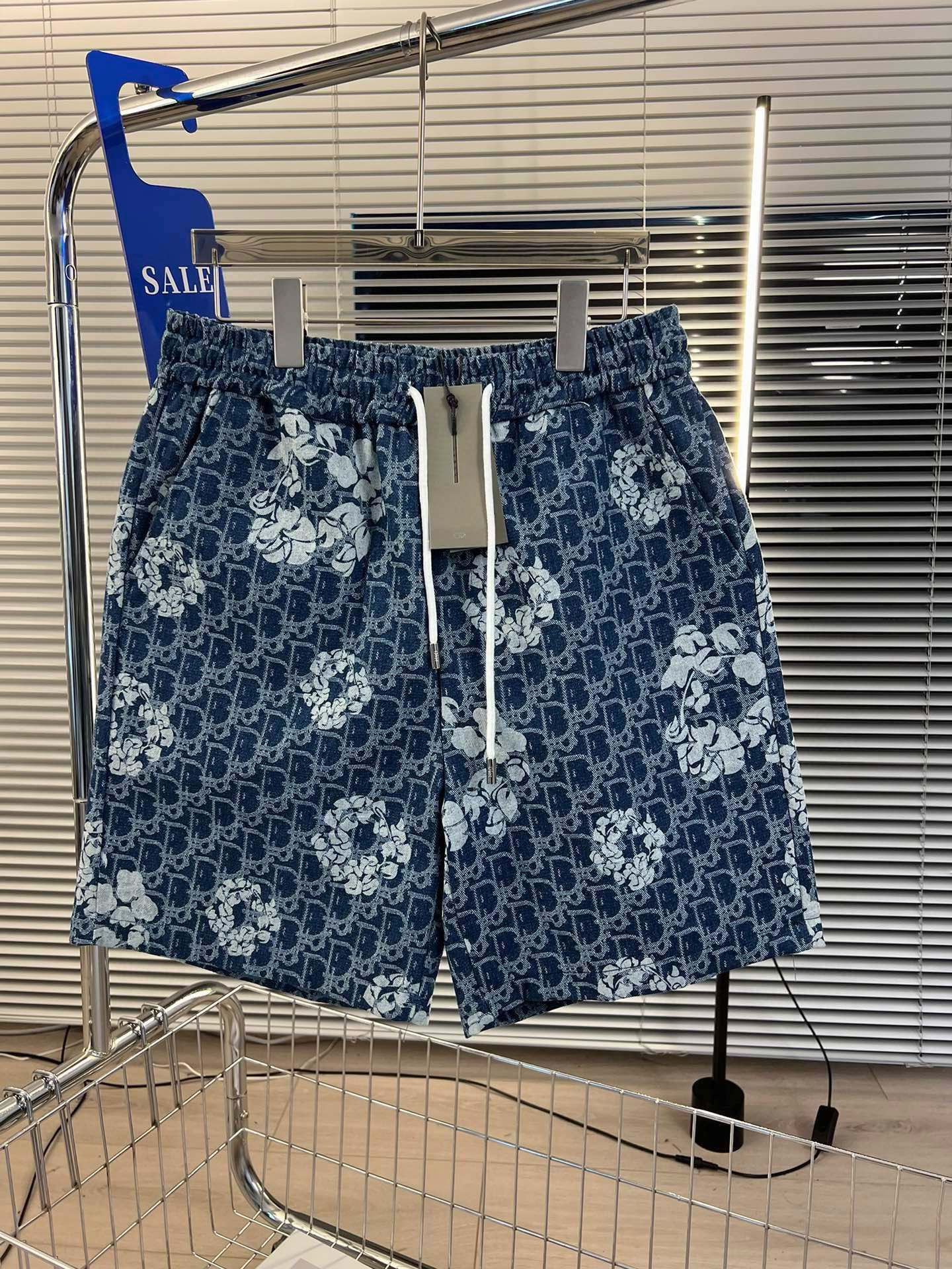 Dior Kleidung Kurze Hosen Blau Frühling/Sommer Kollektion Lässig