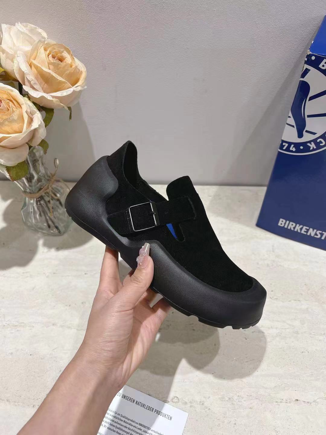 “Birken 24 Autumn Recreational Shoes with Silk-Skin Velvet and Australian Wool” - 图片 8
