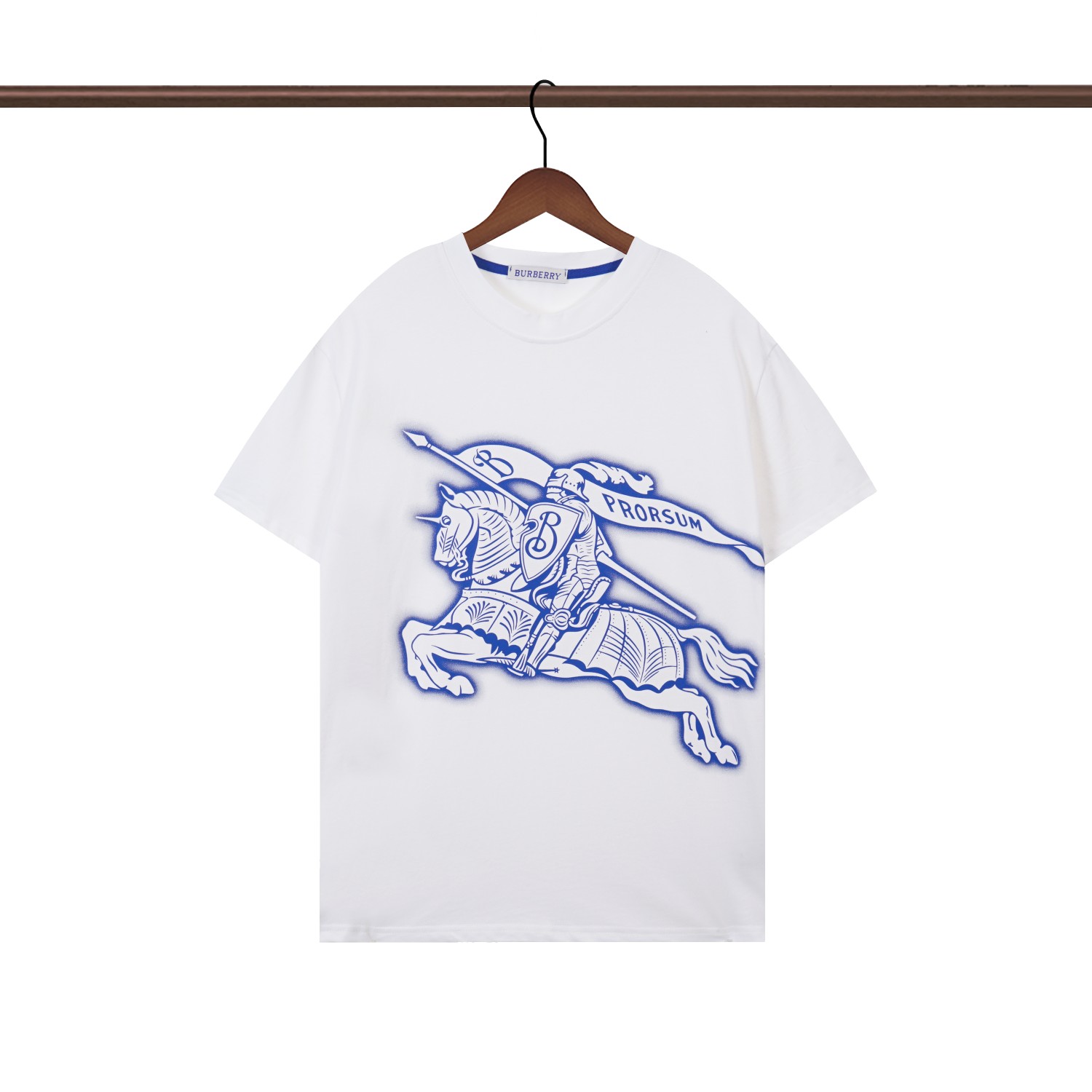 BURBERRY Official Network: Classic Horse-Riding Stamp Cotton T-Shirts in Various Sizes - 图片 4