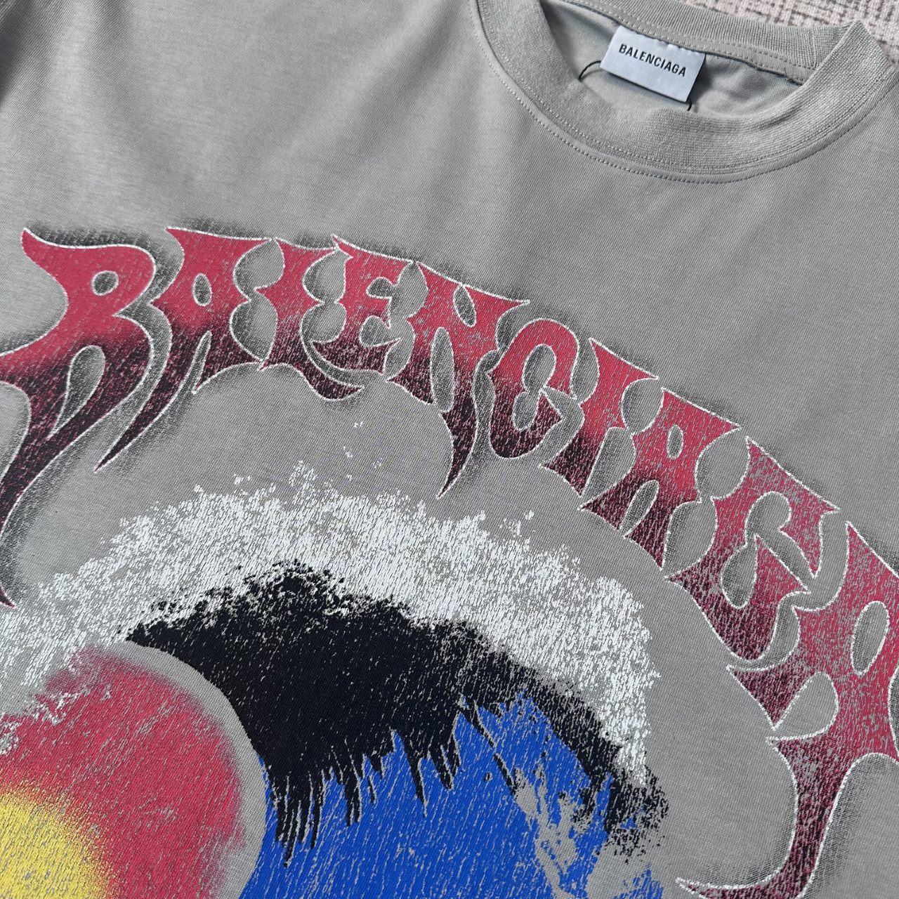 Balenciaga BAL夏威夷日落海浪短袖