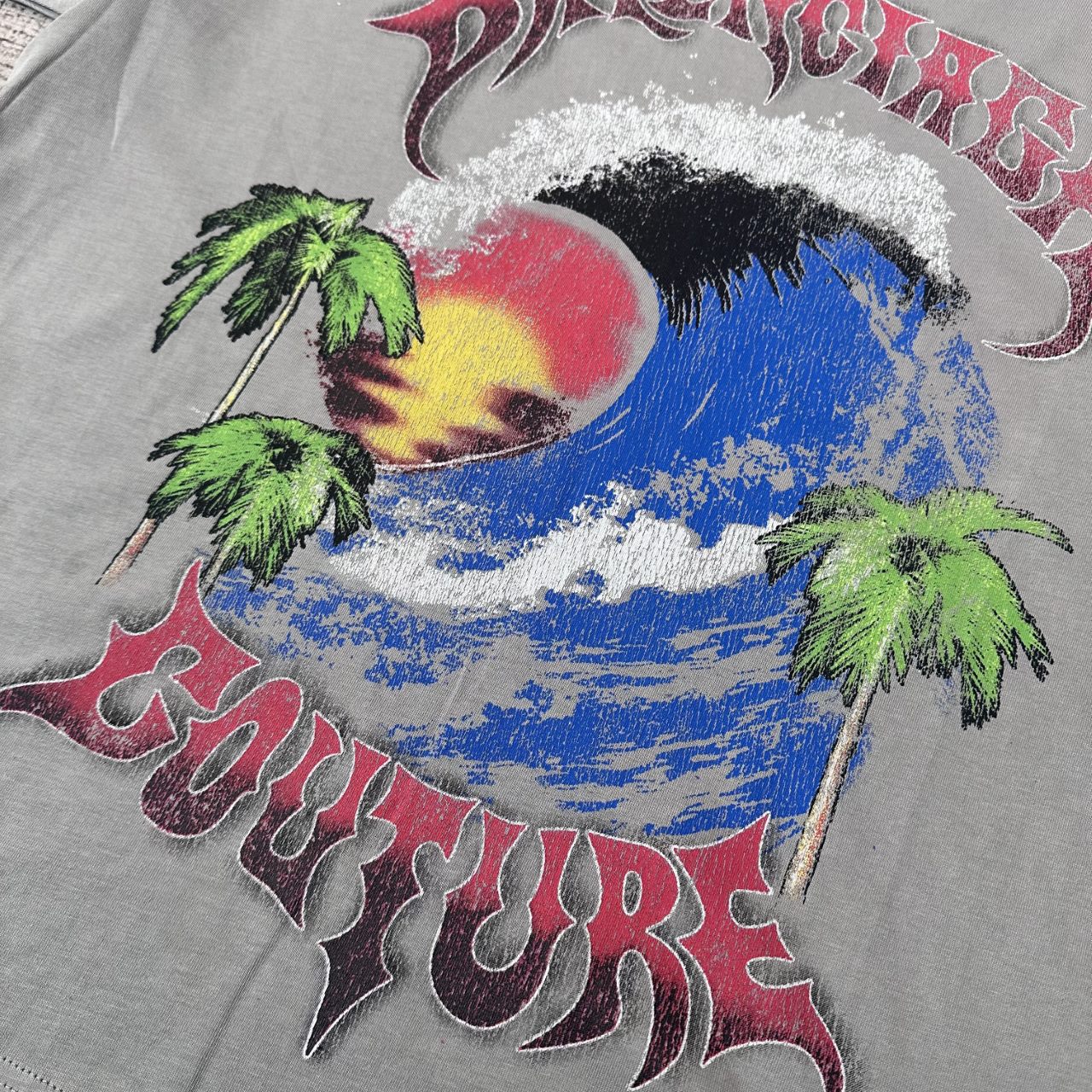 Balenciaga BAL夏威夷日落海浪短袖