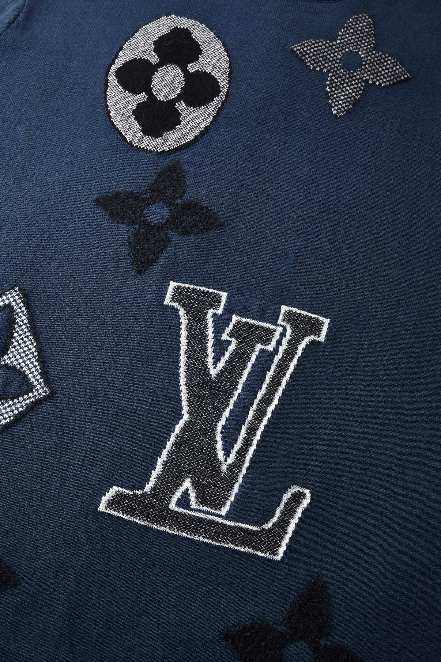 Louis Vuitton LV 提花大 Logo 标识针织衫