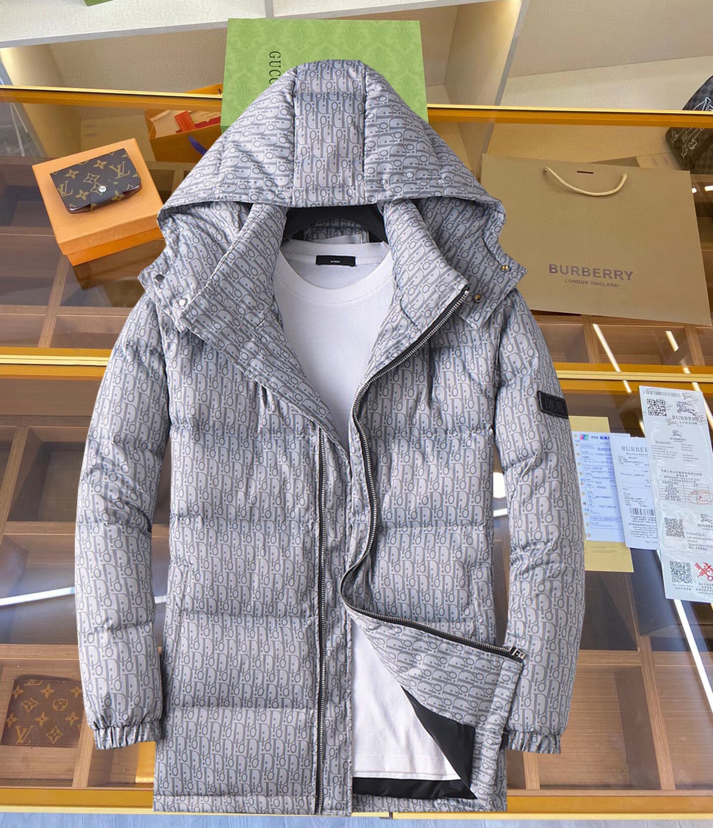 Dior Clothing Down Jacket White Duck Down Fall/Winter Collection