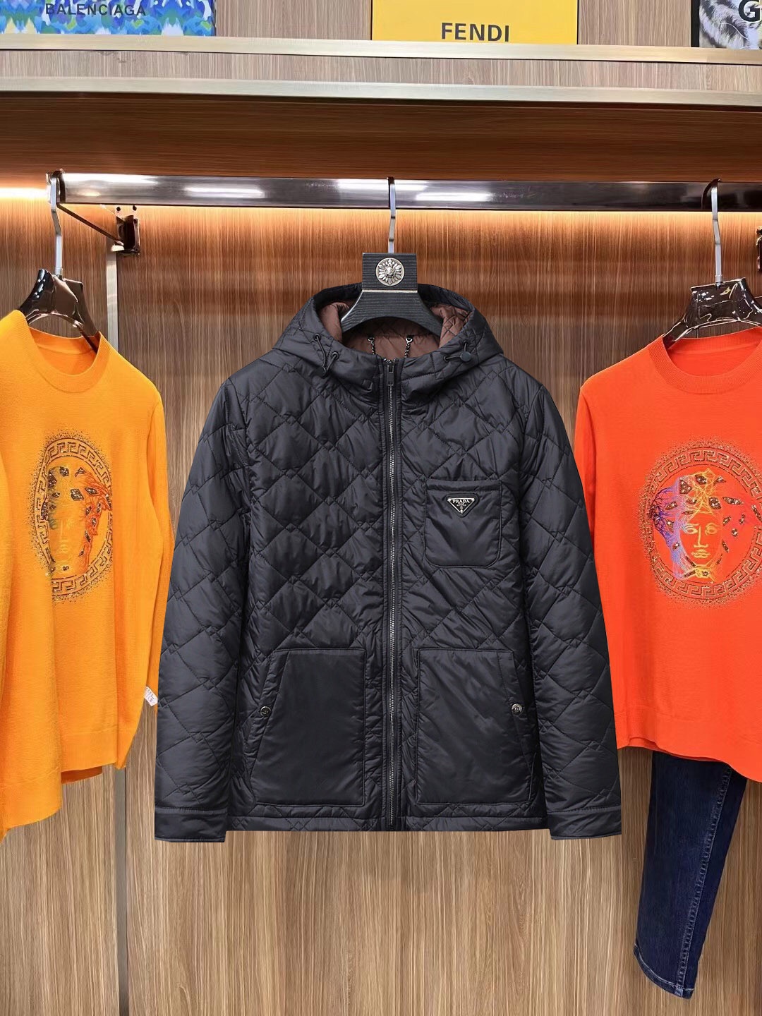 Prada Clothing Coats & Jackets Cotton Winter Collection