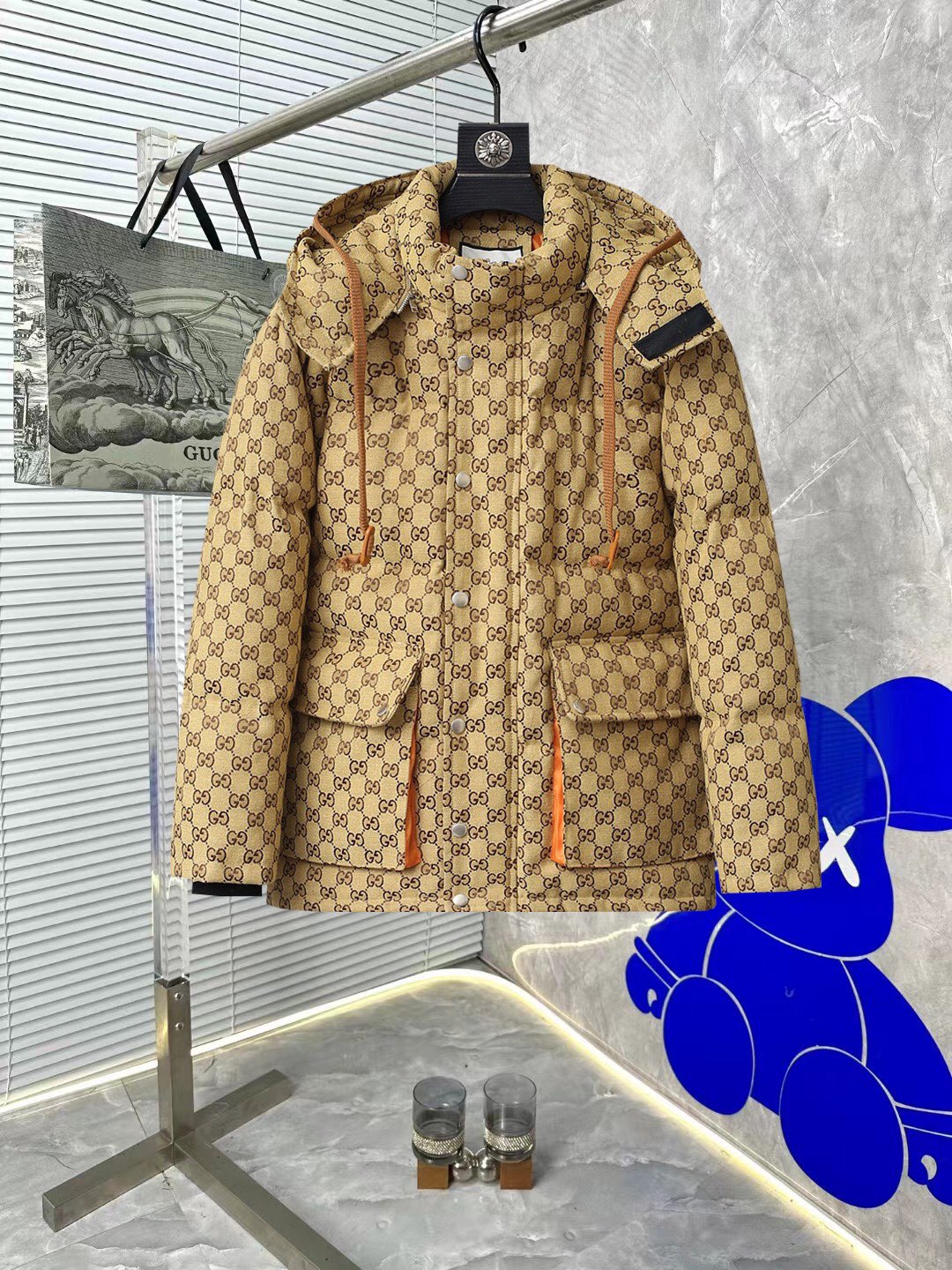 Top Quality Website
 Gucci Clothing Down Jacket White Duck Down Fall/Winter Collection