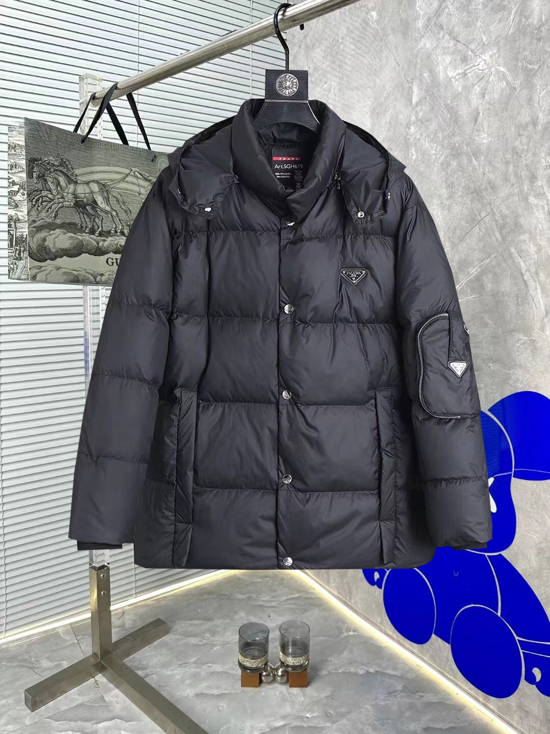 2023 Perfect Replica Designer
 Prada Clothing Down Jacket White Duck Down Fall/Winter Collection