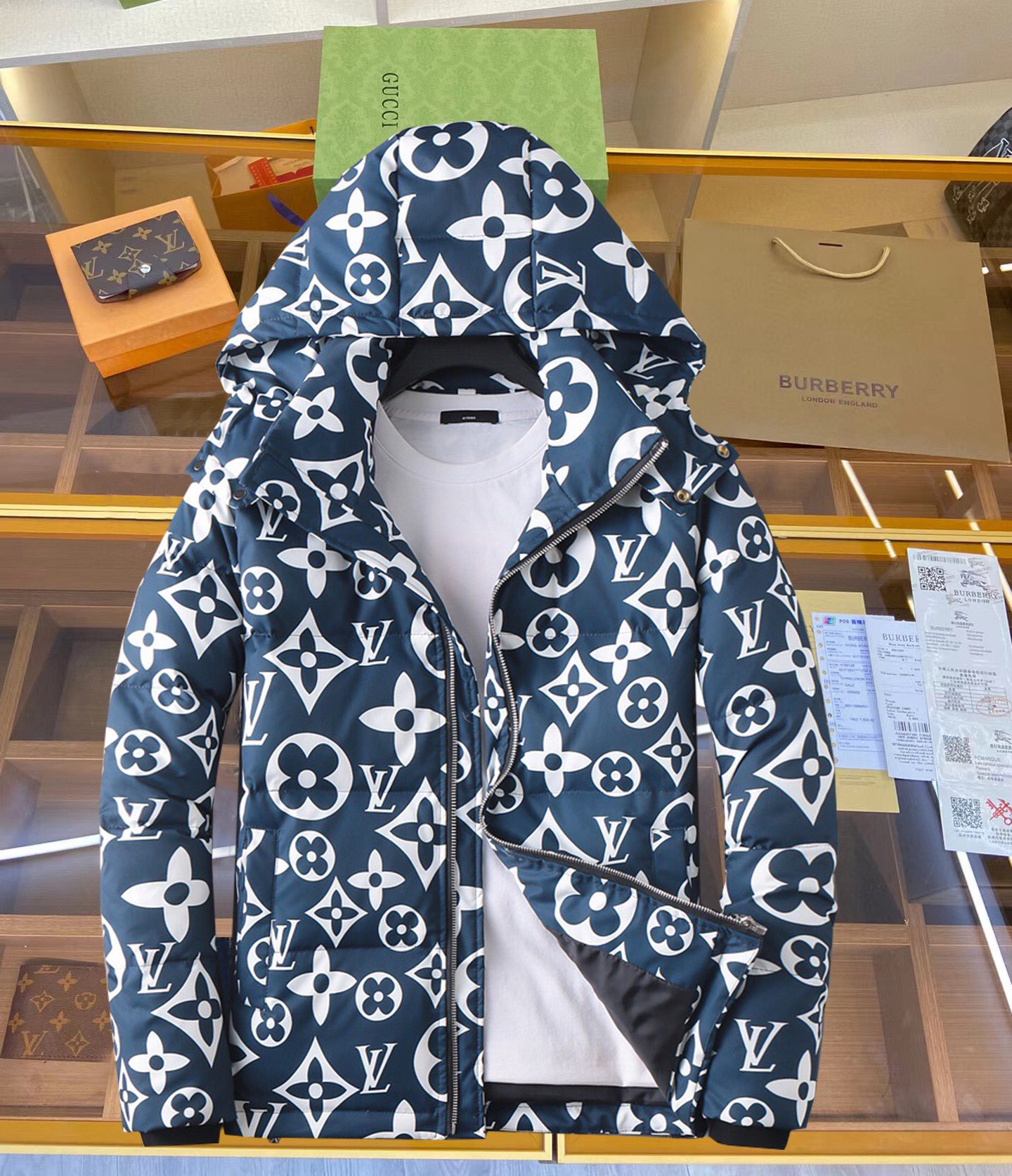 Louis Vuitton Clothing Down Jacket White Duck Down Fall/Winter Collection