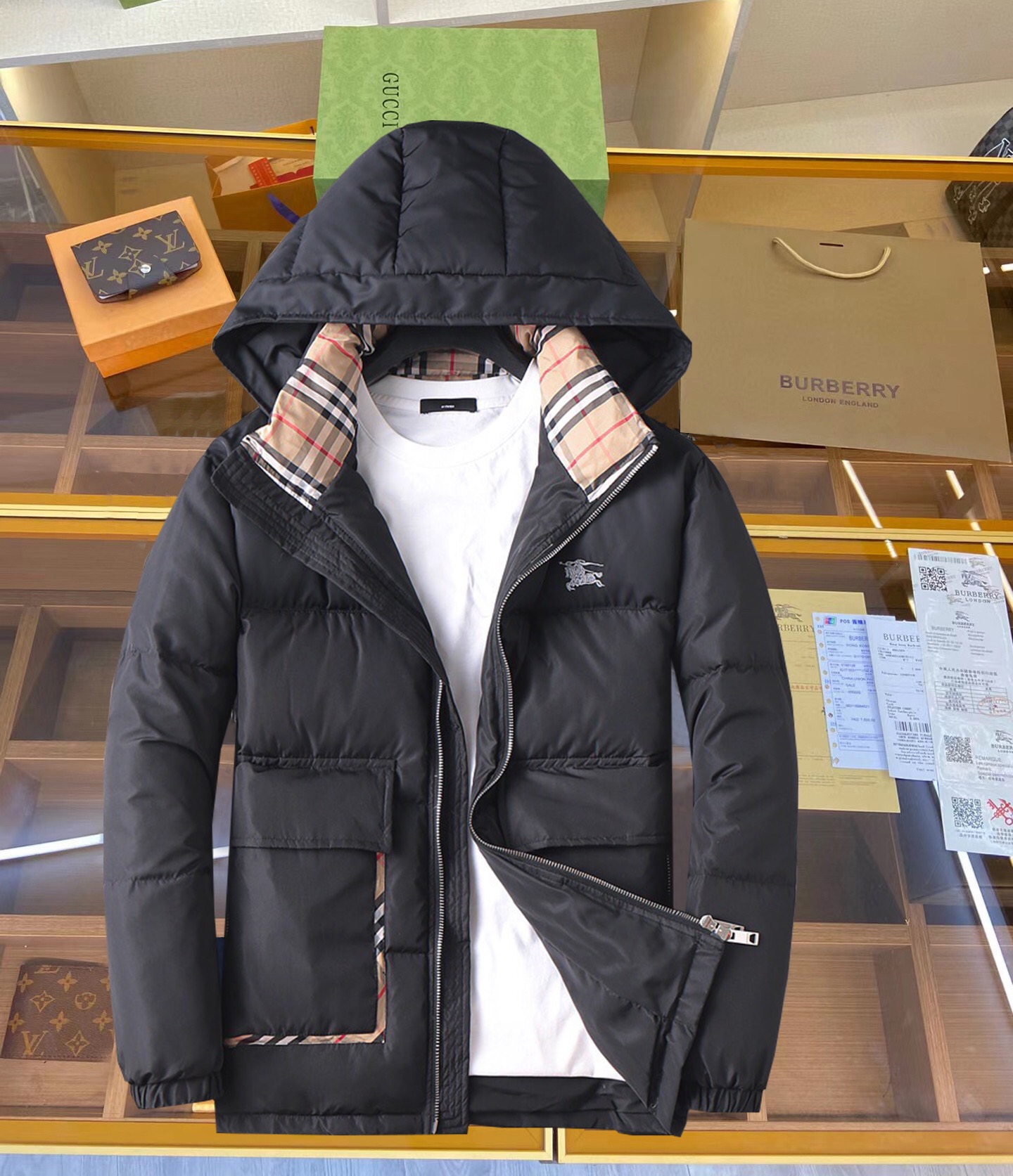 Burberry Clothing Down Jacket China Sale
 White Duck Down Fall/Winter Collection