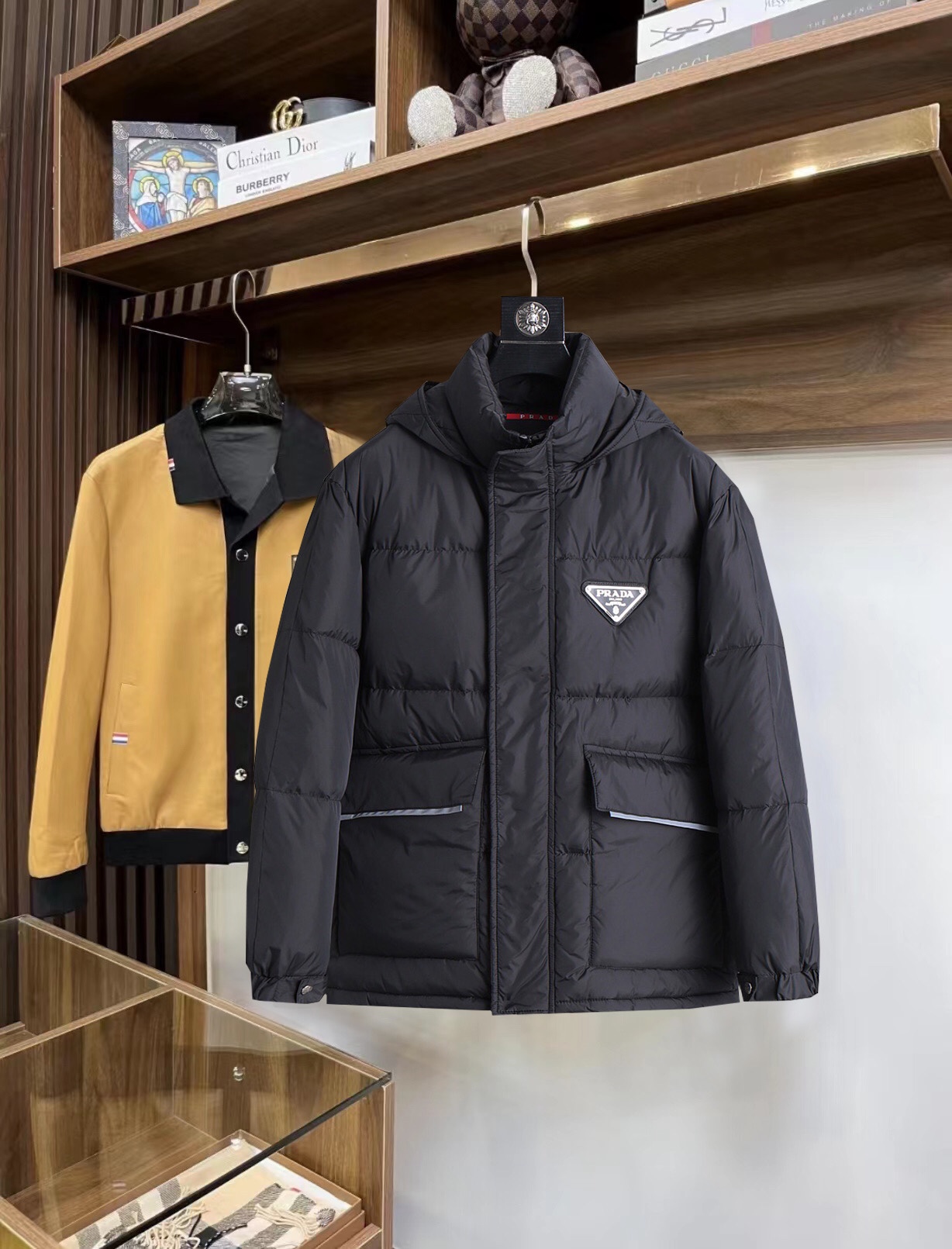 What best replica sellers Prada Clothing Down Jacket White Duck Down Fall/Winter Collection