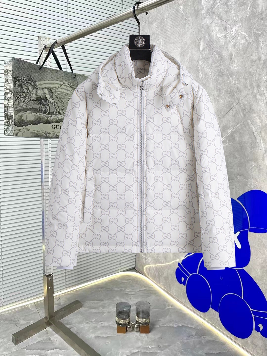 Gucci Clothing Down Jacket White Duck Down Fall/Winter Collection