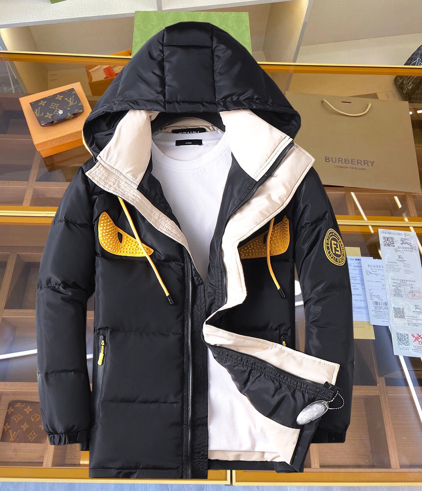 Fendi Replica
 Clothing Down Jacket White Duck Down Fall/Winter Collection
