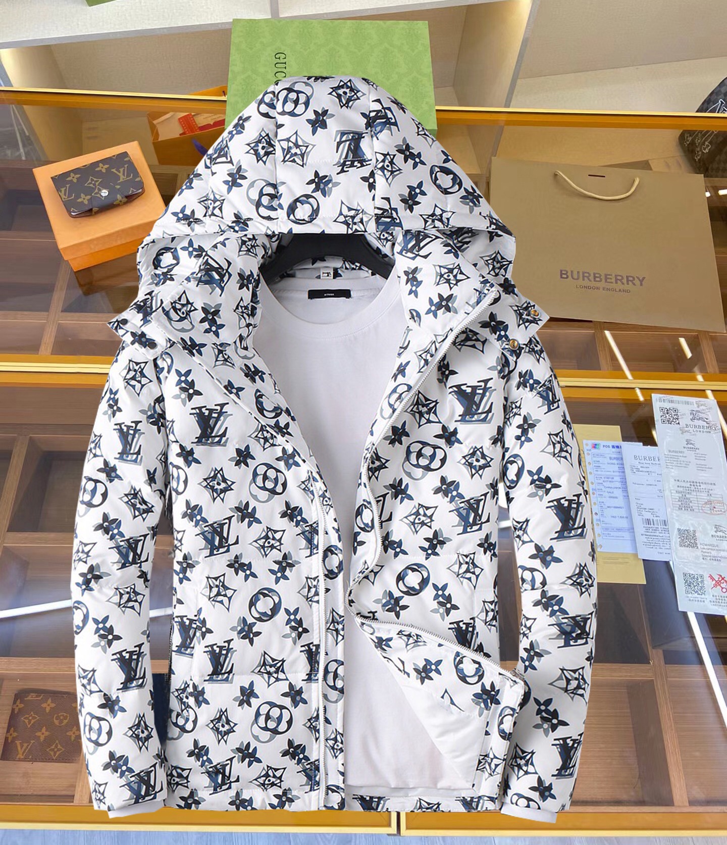 Louis Vuitton Clothing Down Jacket White Duck Down Fall/Winter Collection