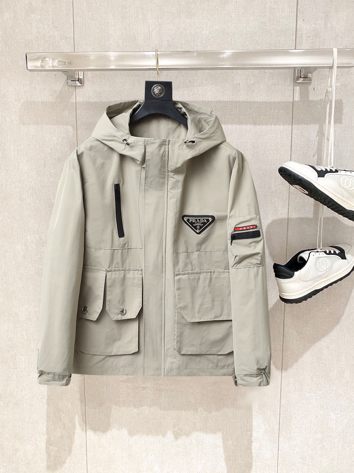 Prada Clothing Coats & Jackets Wholesale Designer Shop
 Men Spring Collection Casual