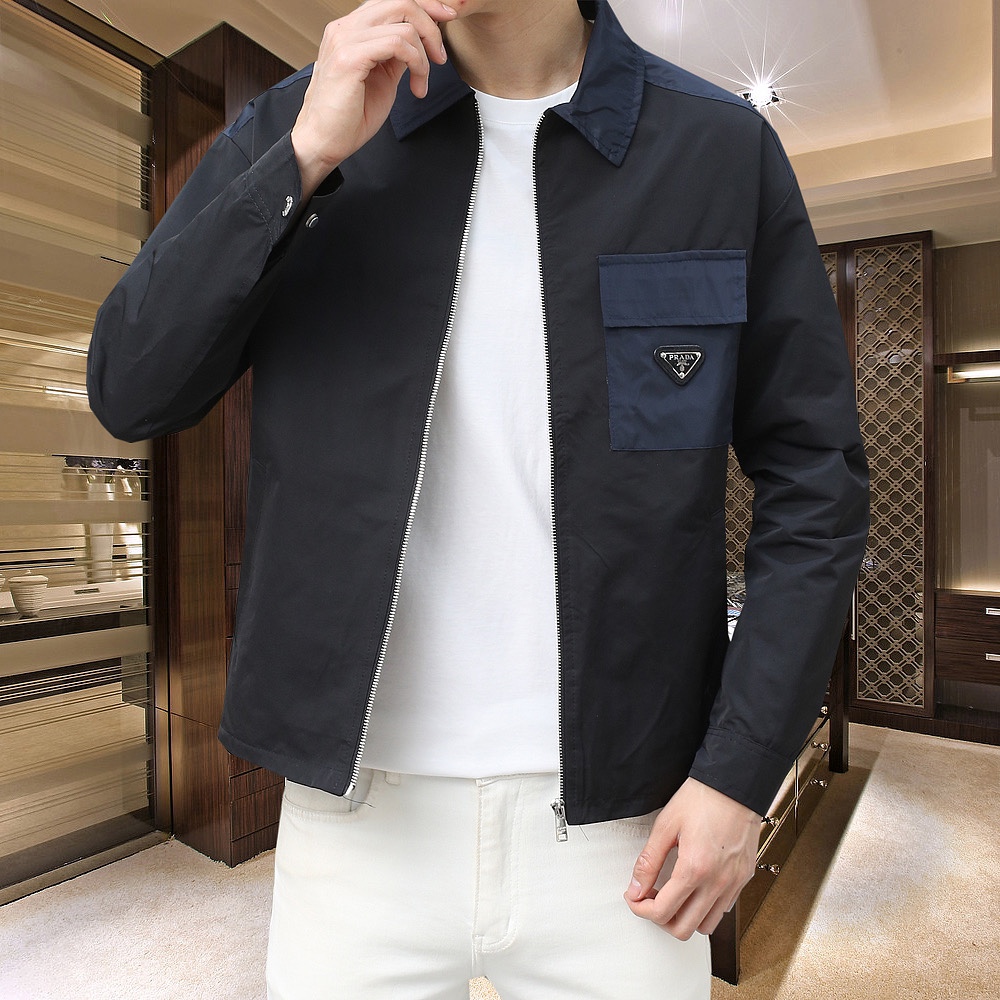 From China
 Prada Clothing Coats & Jackets Men Spring Collection Casual