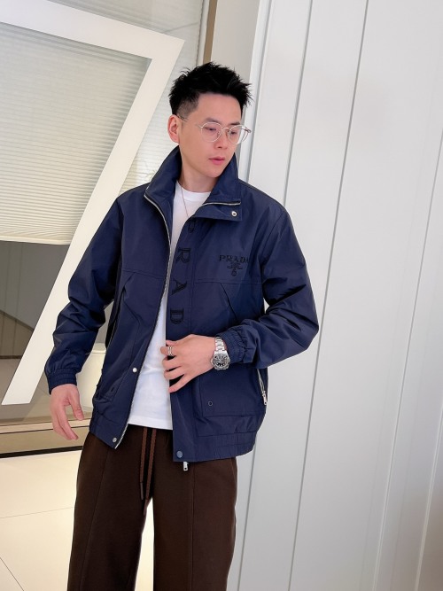 Prada 2025SS New Spring Jacket, Original Single Standard High-End Version 1 Prada 2025SS New Spring Jacket, Original Single Standard High-End Version