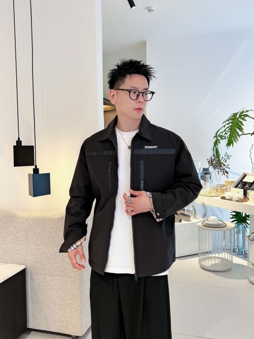 Burberry 2025SS Spring New Men's Jacket Breathable Comfortable High Quality 1 Burberry 2025SS Spring New Men's Jacket Breathable Comfortable High Quality