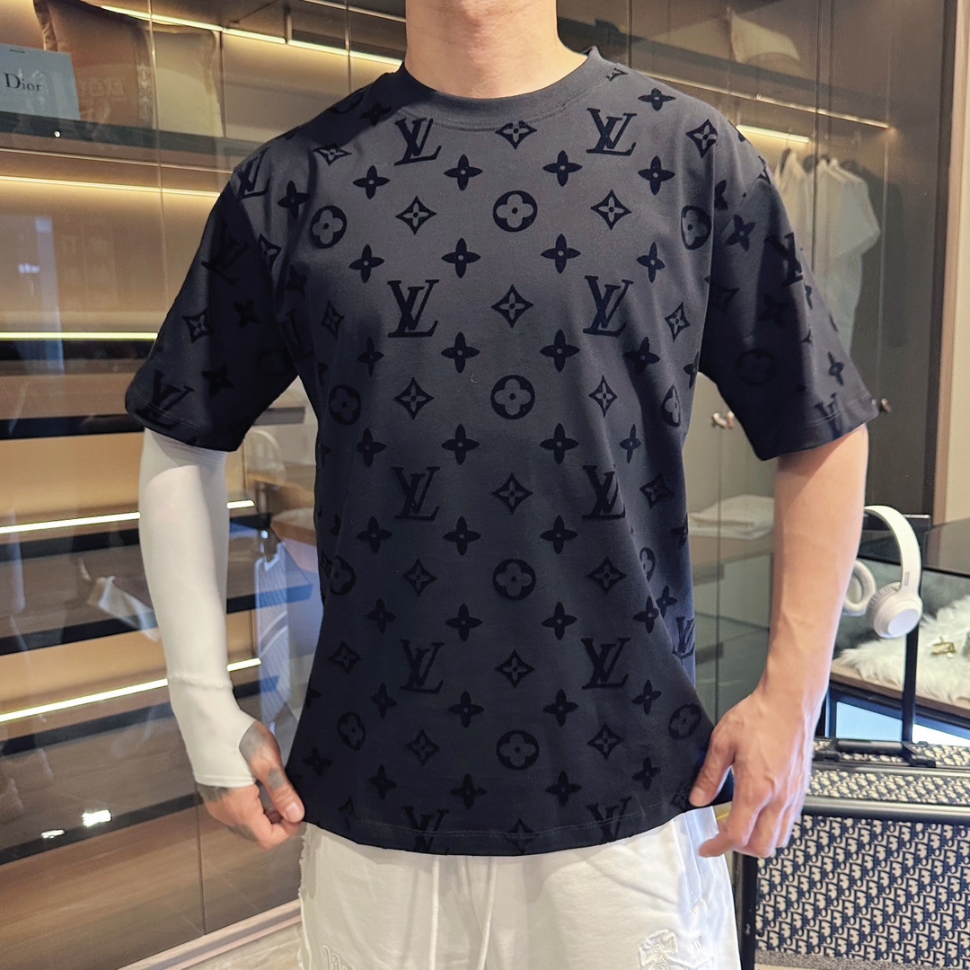 Louis Vuitton Kleidung T-Shirt Sommerkollektion Fashion Kurzarm