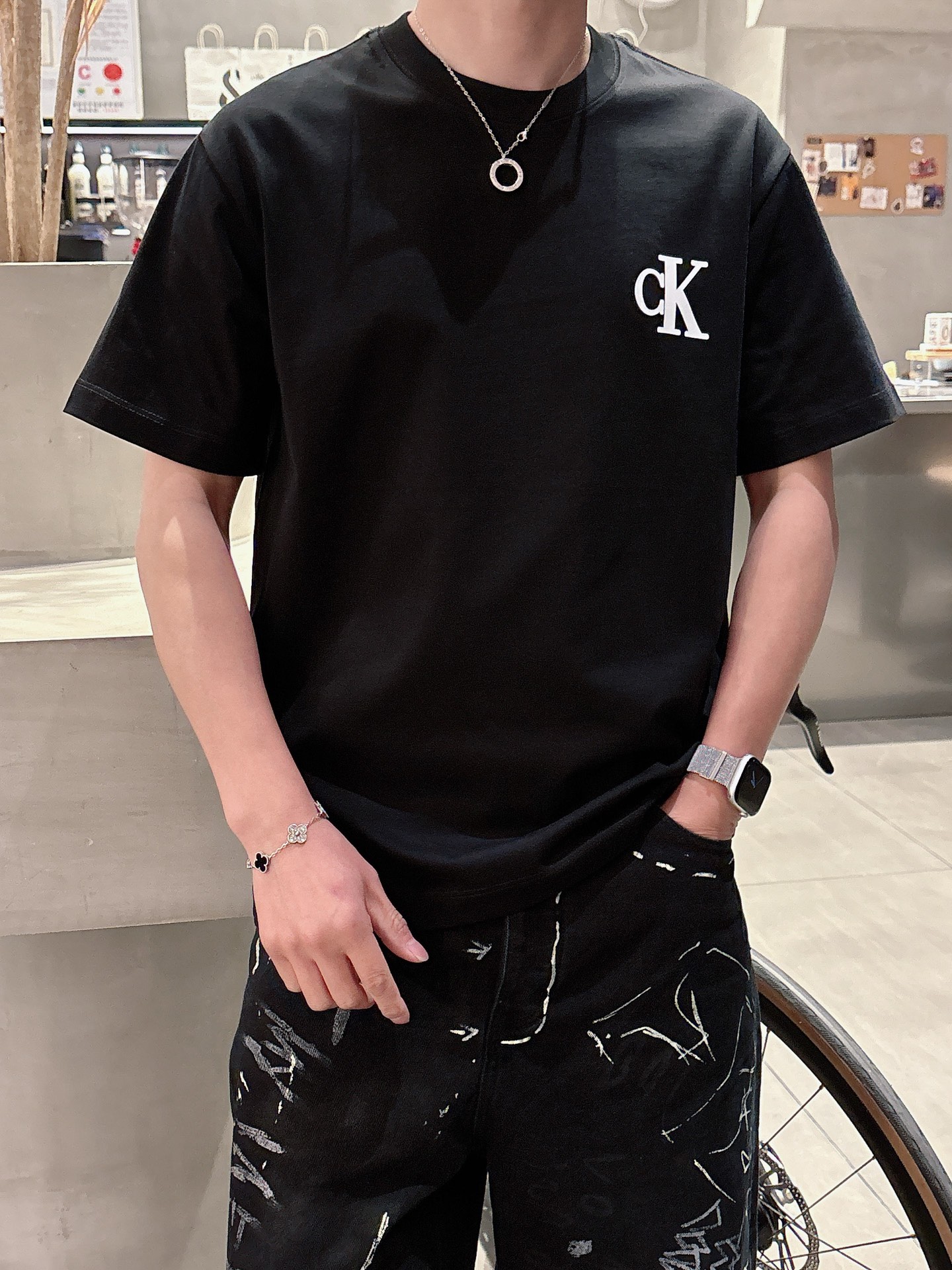 High-Grade Summer T-Shirts with Original Fabric and Custom Hardware - 图片 6