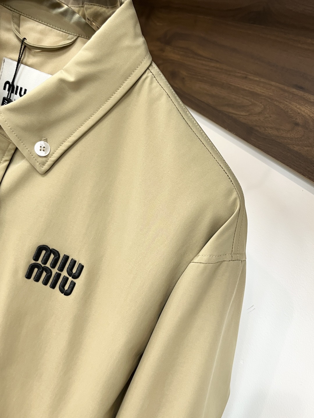 MIUMIU men MiuMiu embroidered buttoned jacket — photo 6