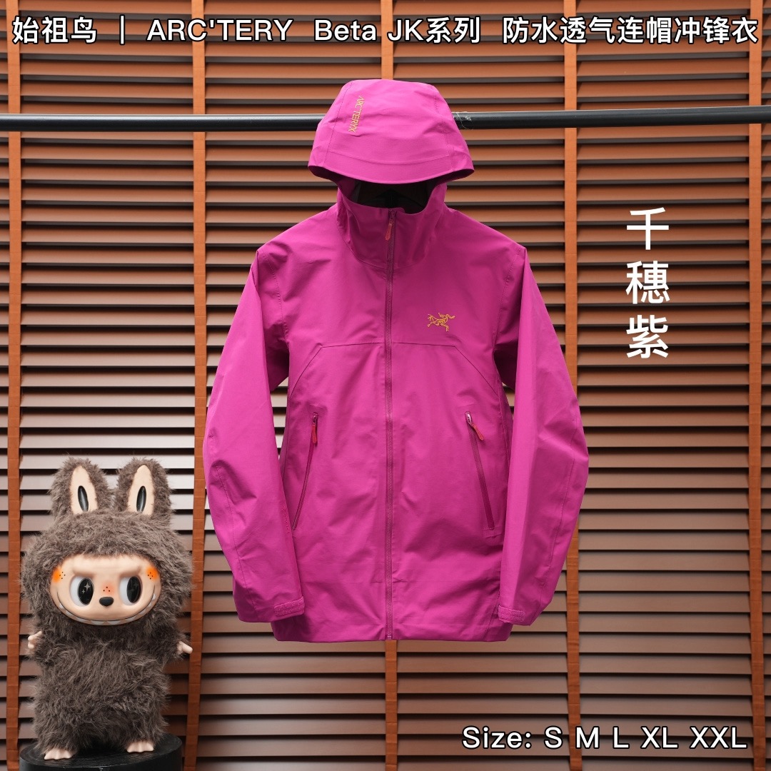 合集图  JK系列 始祖鸟 ｜ ARC'TERYX  Beta JK系列  防水透气连帽冲锋衣 Size：S M L X