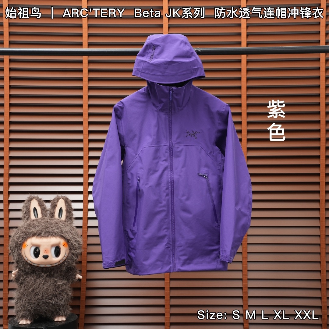 合集图  JK系列 始祖鸟 ｜ ARC'TERYX  Beta JK系列  防水透气连帽冲锋衣 Size：S M L X