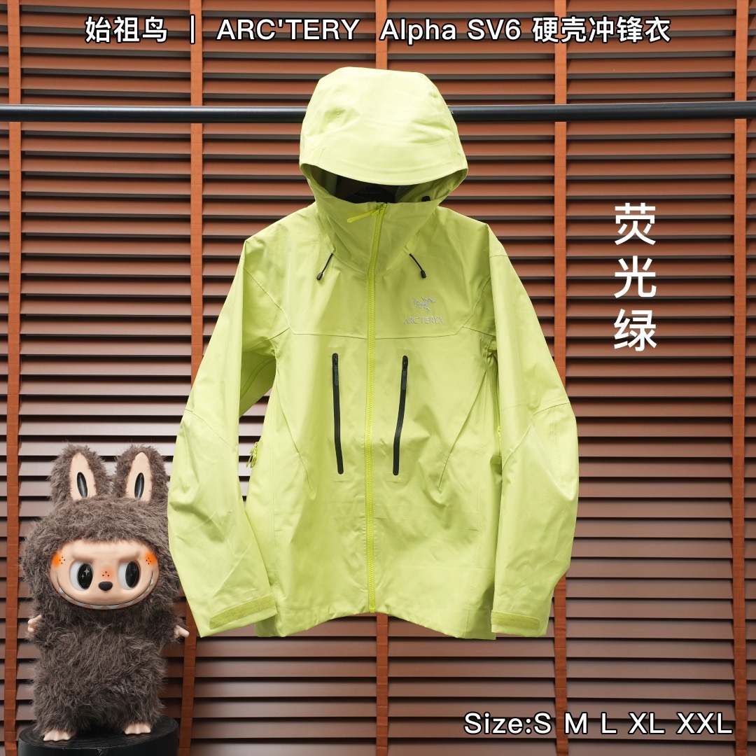 合集图 SV6 始祖鸟 ｜ ARC'TERY  Alpha SV6 硬壳冲锋衣 𝐒𝐢𝐳𝐞：𝐒 𝐌 𝐋 𝐗𝐋 𝐗𝐗𝐋 产品