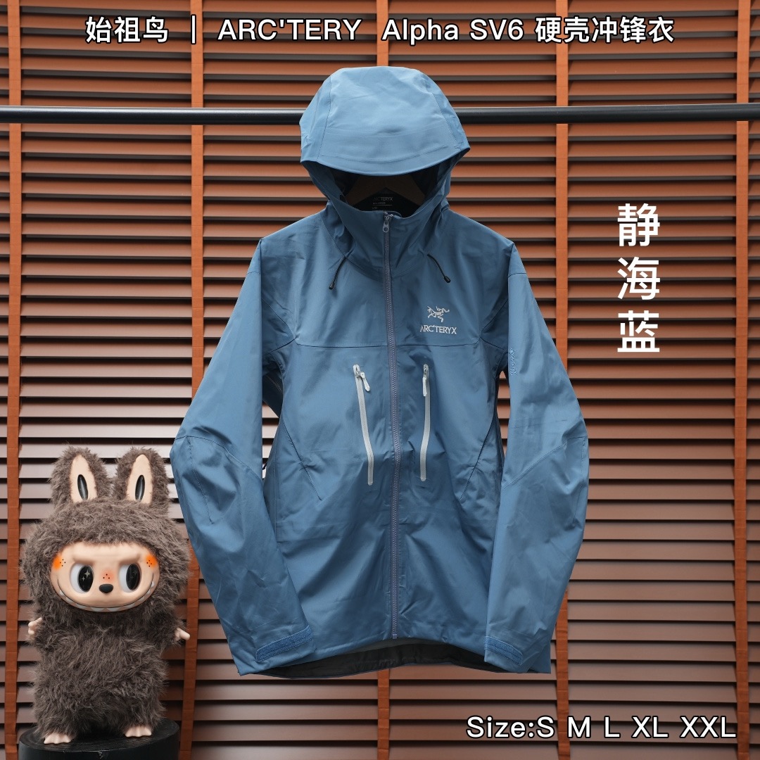 合集图 SV6 始祖鸟 ｜ ARC'TERY  Alpha SV6 硬壳冲锋衣 𝐒𝐢𝐳𝐞：𝐒 𝐌 𝐋 𝐗𝐋 𝐗𝐗𝐋 产品