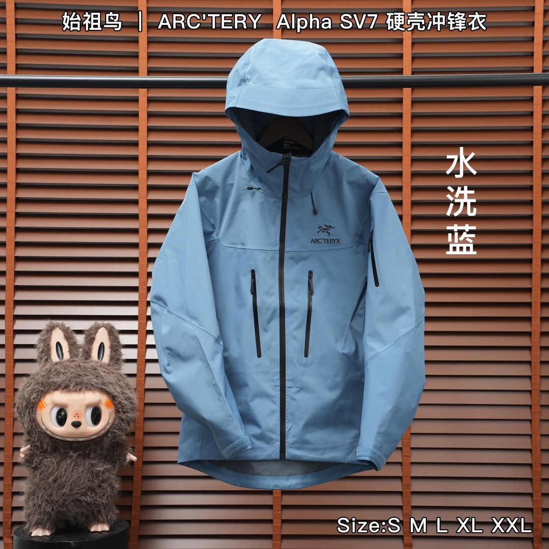 合集图 SV7 始祖鸟 ｜ ARC'TERY  Alpha SV7  硬壳冲锋衣 𝐒𝐢𝐳𝐞：𝐒 𝐌 𝐋 𝐗𝐋 𝐗𝐗𝐋 产