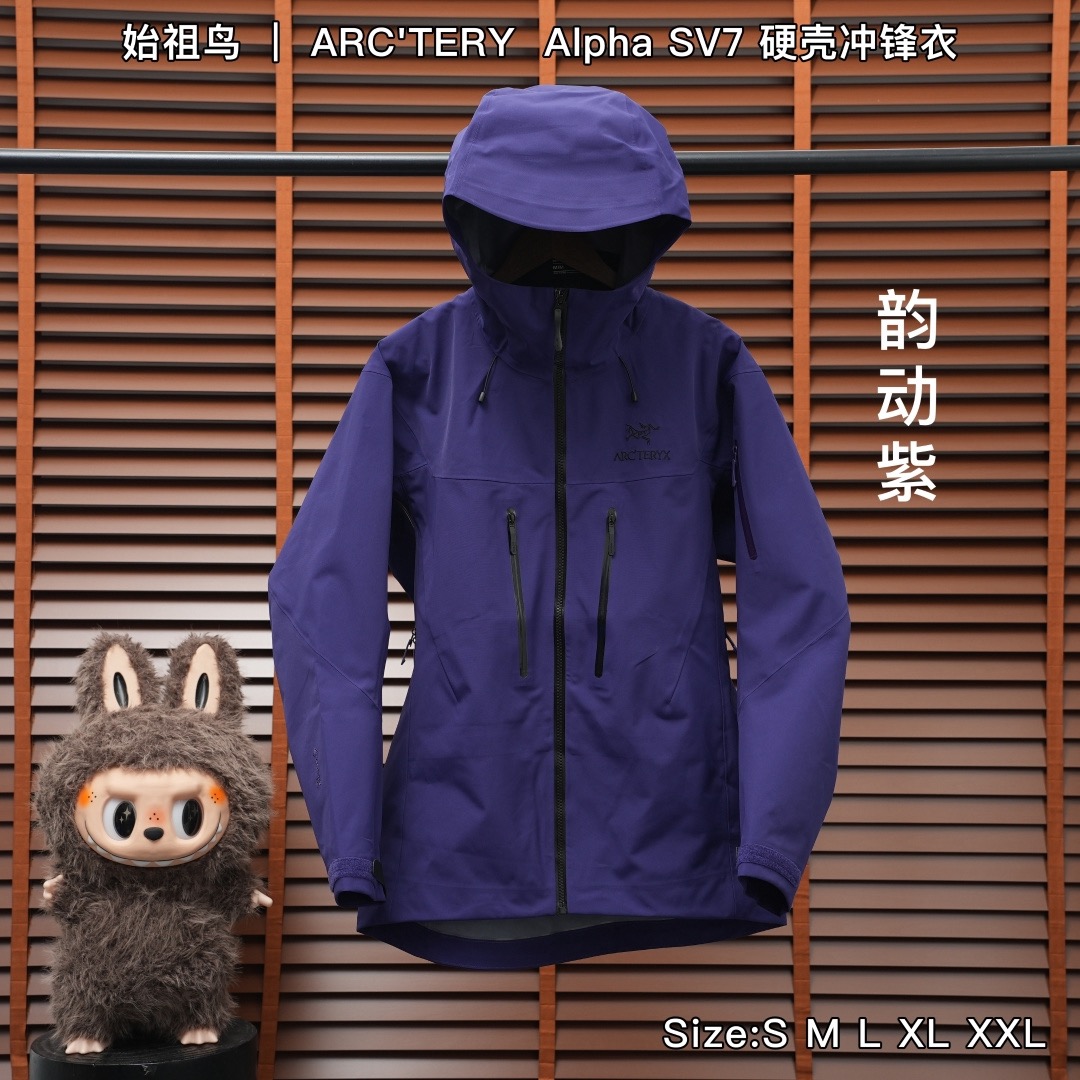 合集图 SV7 始祖鸟 ｜ ARC'TERY  Alpha SV7  硬壳冲锋衣 𝐒𝐢𝐳𝐞：𝐒 𝐌 𝐋 𝐗𝐋 𝐗𝐗𝐋 产