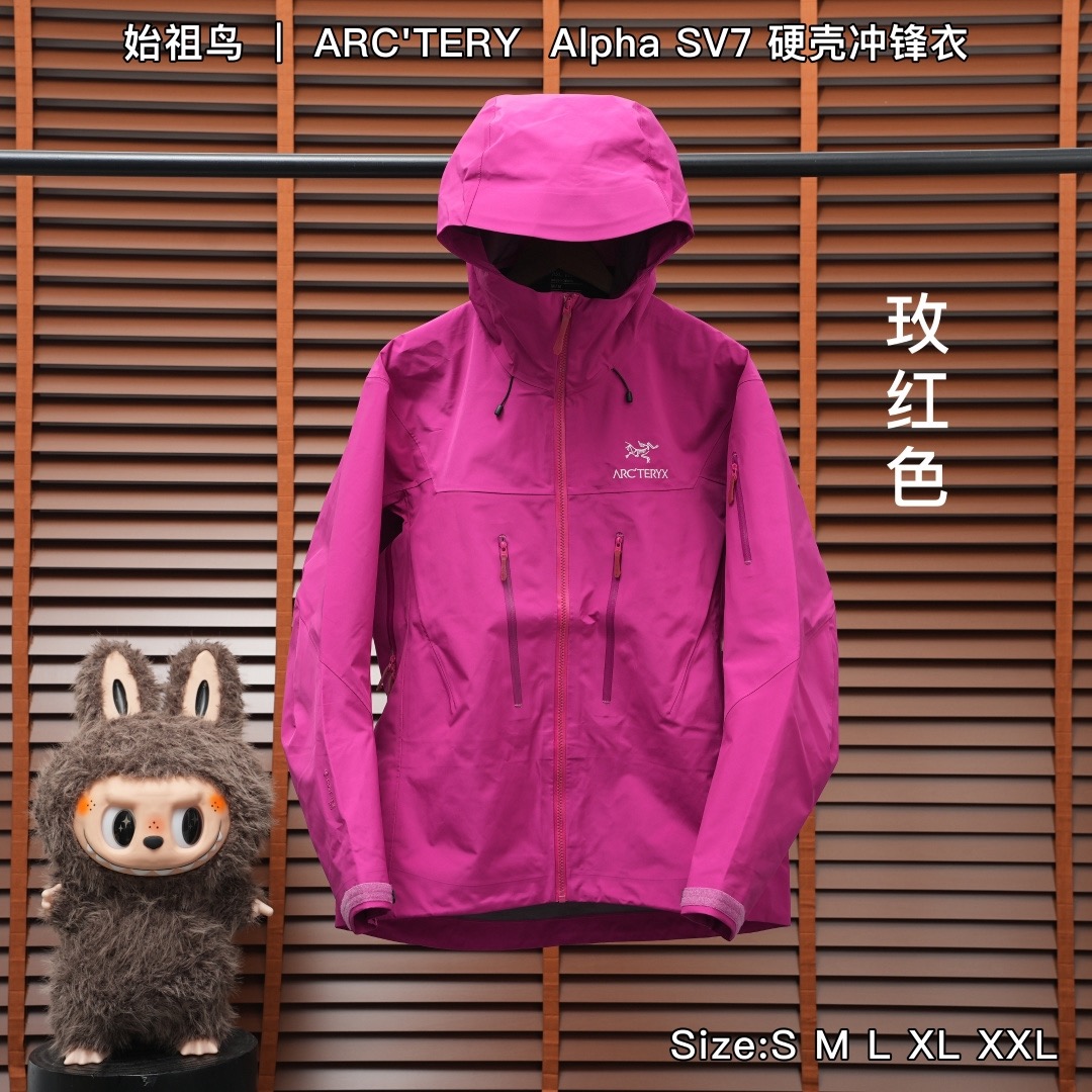 合集图 SV7 始祖鸟 ｜ ARC'TERY  Alpha SV7  硬壳冲锋衣 𝐒𝐢𝐳𝐞：𝐒 𝐌 𝐋 𝐗𝐋 𝐗𝐗𝐋 产