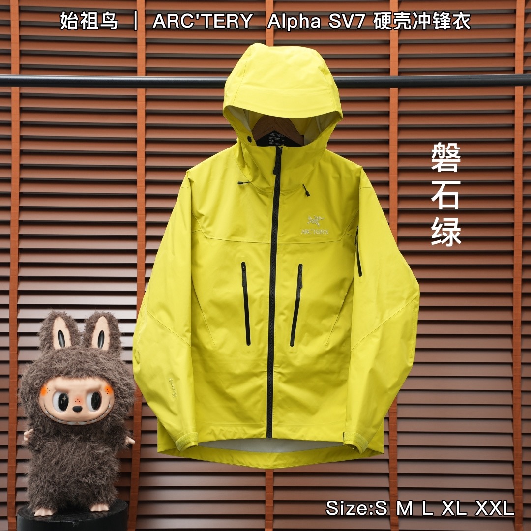 合集图 SV7 始祖鸟 ｜ ARC'TERY  Alpha SV7  硬壳冲锋衣 𝐒𝐢𝐳𝐞：𝐒 𝐌 𝐋 𝐗𝐋 𝐗𝐗𝐋 产