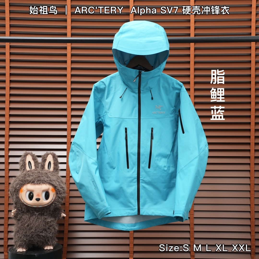 合集图 SV7 始祖鸟 ｜ ARC'TERY  Alpha SV7  硬壳冲锋衣 𝐒𝐢𝐳𝐞：𝐒 𝐌 𝐋 𝐗𝐋 𝐗𝐗𝐋 产