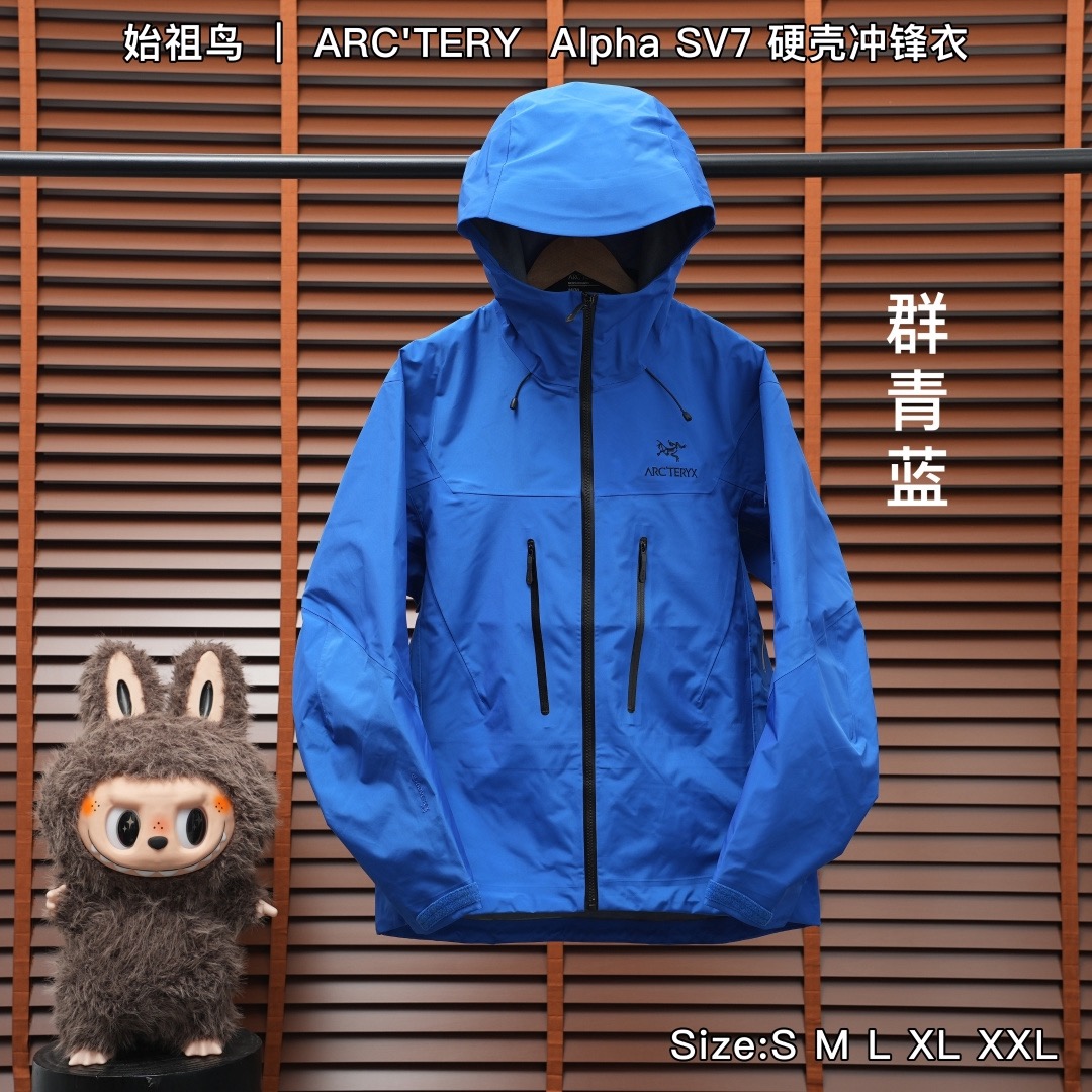 合集图 SV7 始祖鸟 ｜ ARC'TERY  Alpha SV7  硬壳冲锋衣 𝐒𝐢𝐳𝐞：𝐒 𝐌 𝐋 𝐗𝐋 𝐗𝐗𝐋 产