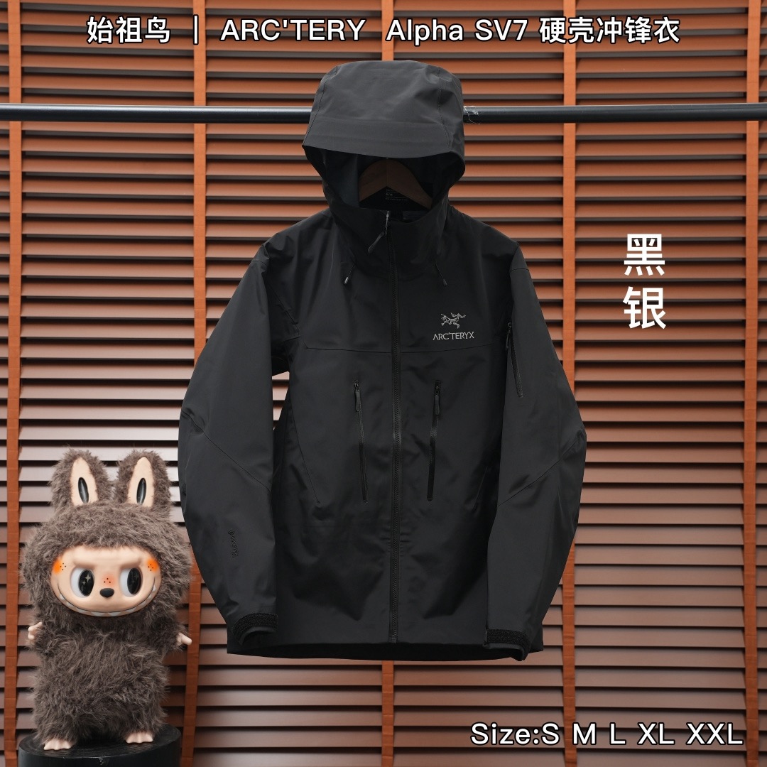 合集图 SV7 始祖鸟 ｜ ARC'TERY  Alpha SV7  硬壳冲锋衣 𝐒𝐢𝐳𝐞：𝐒 𝐌 𝐋 𝐗𝐋 𝐗𝐗𝐋 产