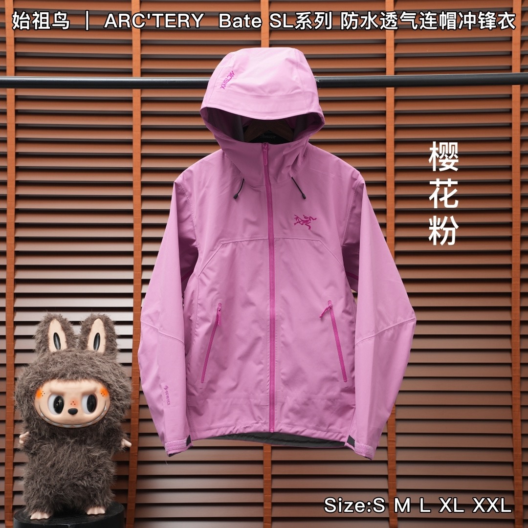 合集图 SL系列 始祖鸟 ｜ ARC'TERYX  Bate SL系列 防水透气连帽冲锋衣 Size：S M L XL 