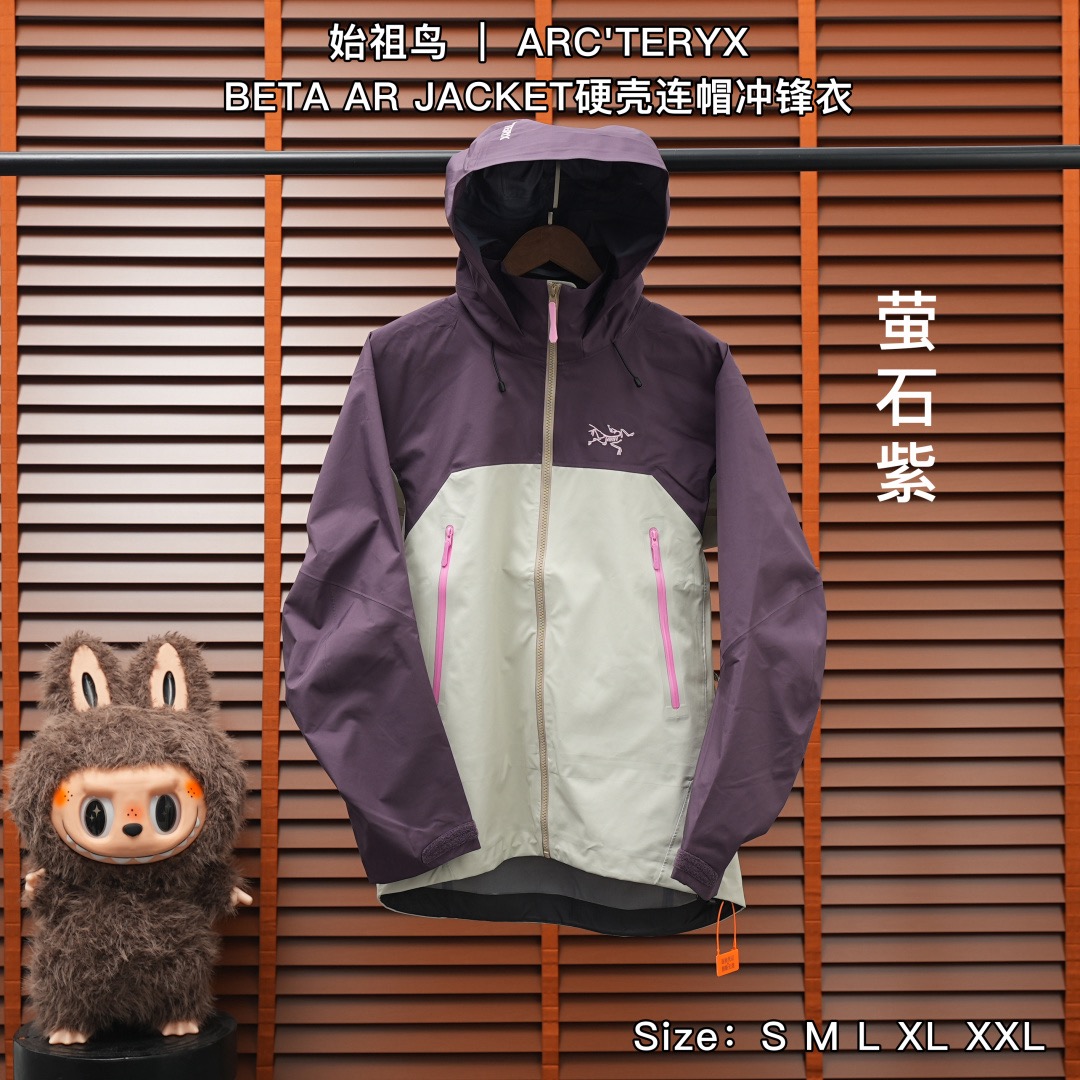 合集图 AR系列 始祖鸟 ｜ ARC'TERYX BETA AR JACKET硬壳连帽冲锋衣 Size：S M L XL